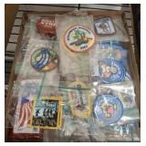 ASSORTED GIRLSCOUT PATCHES