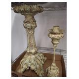 2 PC CANDLE STICK HOLDERS