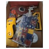 STUD FINDER, LEVEL, MISC ELECTRICAL