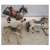 PAINTED CAROUSEL HORSE BODIES