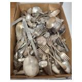 GROUP OF SILVERPLATED AND ASSORTED FLATWARE