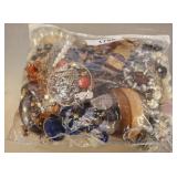 BAG OF ASSORTED COSTUME JEWELRY