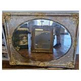 ORNATE FRAME BEVELED MIRROR