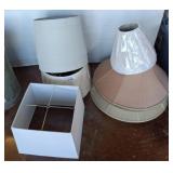 GROUP OF LAMP SHADES