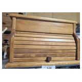 EXOTIC WOOD BREAD BOX