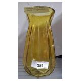 ARIEL AMBER VASE 12IN