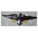 24IN METAL CAST ALUM EAGLE DECOR
