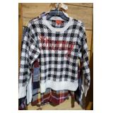 LADYS MEDIUM PULLOVERS AND LS BUTTON DOWN