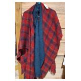 KNITTED SHAWL AND SCARVES