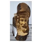 OLIVE WOOD JESUS CARVING