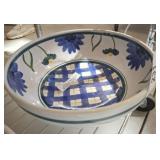 CALECA ITALIAN HAND PAINTED SERVING BOWL