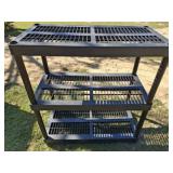 RUBBERMAID 3 TIER SHELF