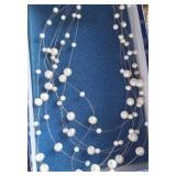 FAUX GRADUATED PEARL NECKLACE