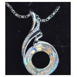 KATE LYNN STERLING RISING PHEONIX NECKLACE