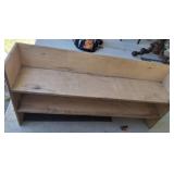 2 SHELF WOODEN BOOK SHELF
