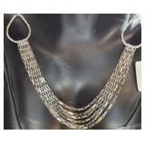 STERLING GRADUATED NECKLACE