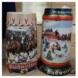 PAIR BEER STEINS
