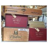ASSORTED CIGAR BOXES