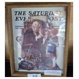 NORMAN ROCKWELL DOCTOR AND THE DOLL CLOCK