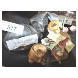 VINTAGE MEXICAN DAXACAN BLACK CLAY POTTER, MISC