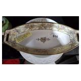 JAPENESE NIPPON HAND PAINTED PORCELAIN SERVING