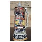 VINTAGE GERMAN OVERSIZED MUSICAL BEER STEIN