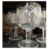 BARTLETT COLLINS SET OF 8 GOBLETS