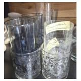 FLARED OATMEAL JUICE GLASSES, MISC