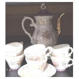 LEFTON DEMITASSE TEA SET
