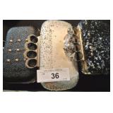 3 PC KNUCKLED CLUTCHES