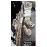 FLOATING SHELF AND SNOW BABIES