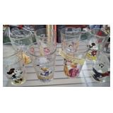DISNEY JUICE GLASSES