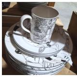 EPOCH THE GREEN LANTERN CAFï¿½ PLATE SETS