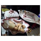 ITALIAN MADE PORCELAIN DRESSER SET