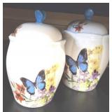 2 PC CANISTER BUTTERFLY SET