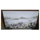 STREAM SCENE FRAMED CANVAS