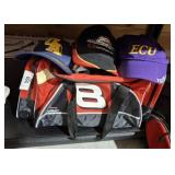 DALE JR BAG AND ASSORTED HATS