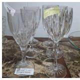 CRYSTAL D ARQUES WINE GLASSES