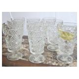 HAZEL ATLAS BIG TOP DIAMOND GLASSES