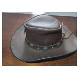 LEATHER COV VER HAT MEDIUM