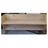 WOODEN SHELVING BOOKSHELF