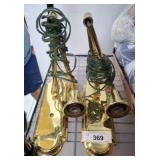 BRASS ELECTRIC SCONCE LAMPS