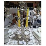 CANDELABRA AND CANDLE STAND