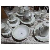 TAIHEI STERLING SPRINGTIME DISH SET