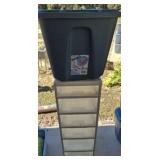 ASSORTED TOTE AND PLASTIC ORGANIZER