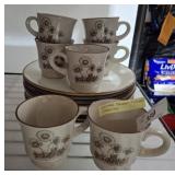 NORITAKE STONEWARE PLATES AND MUGS