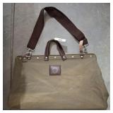 CANVAS VINTAGE STYLE DUFFLE BAG