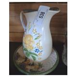 VINTAGE PITCHER AND BOWL