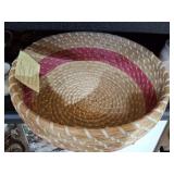 SWEETGRASS BASKET HAND WOVEN