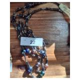 GLASS BEAD NECKLACE